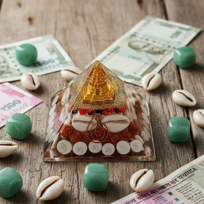 Dhan Laxmi Pyramid | Wealth Attraction Pyramid for Money, Prosperity & Positive Energy | Vastu Pyramid for Financial Growth