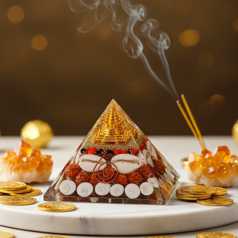 Dhan Laxmi Pyramid | Wealth Attraction Pyramid for Money, Prosperity & Positive Energy | Vastu Pyramid for Financial Growth