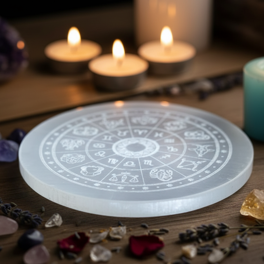 reiki crystal plate
