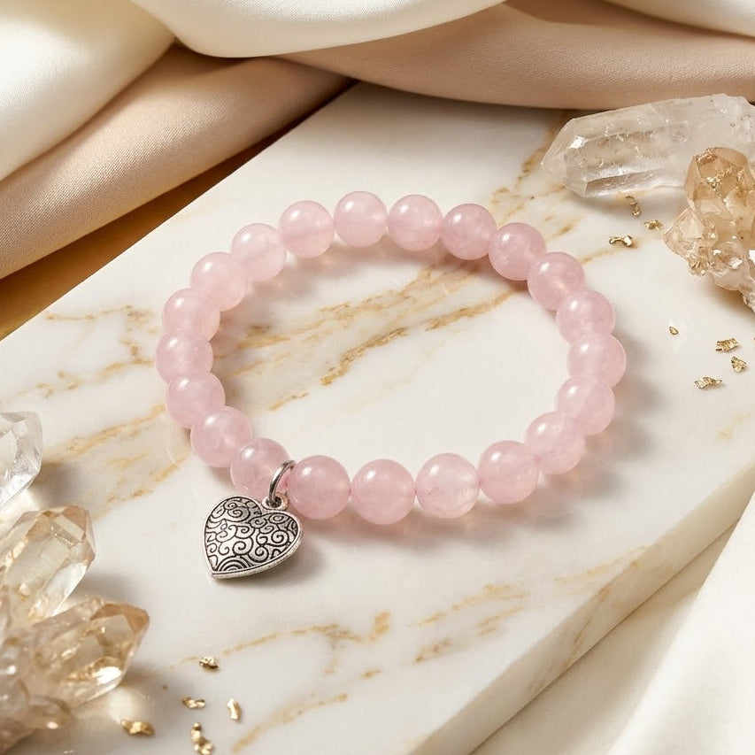 rose_quartz_heart_charm_bracelet_8mm